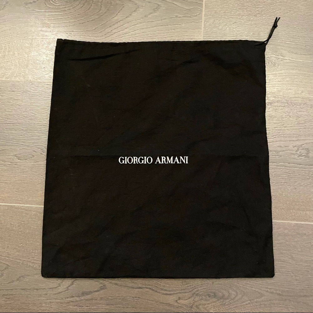 Giorgio Armani black shoe dustbag
